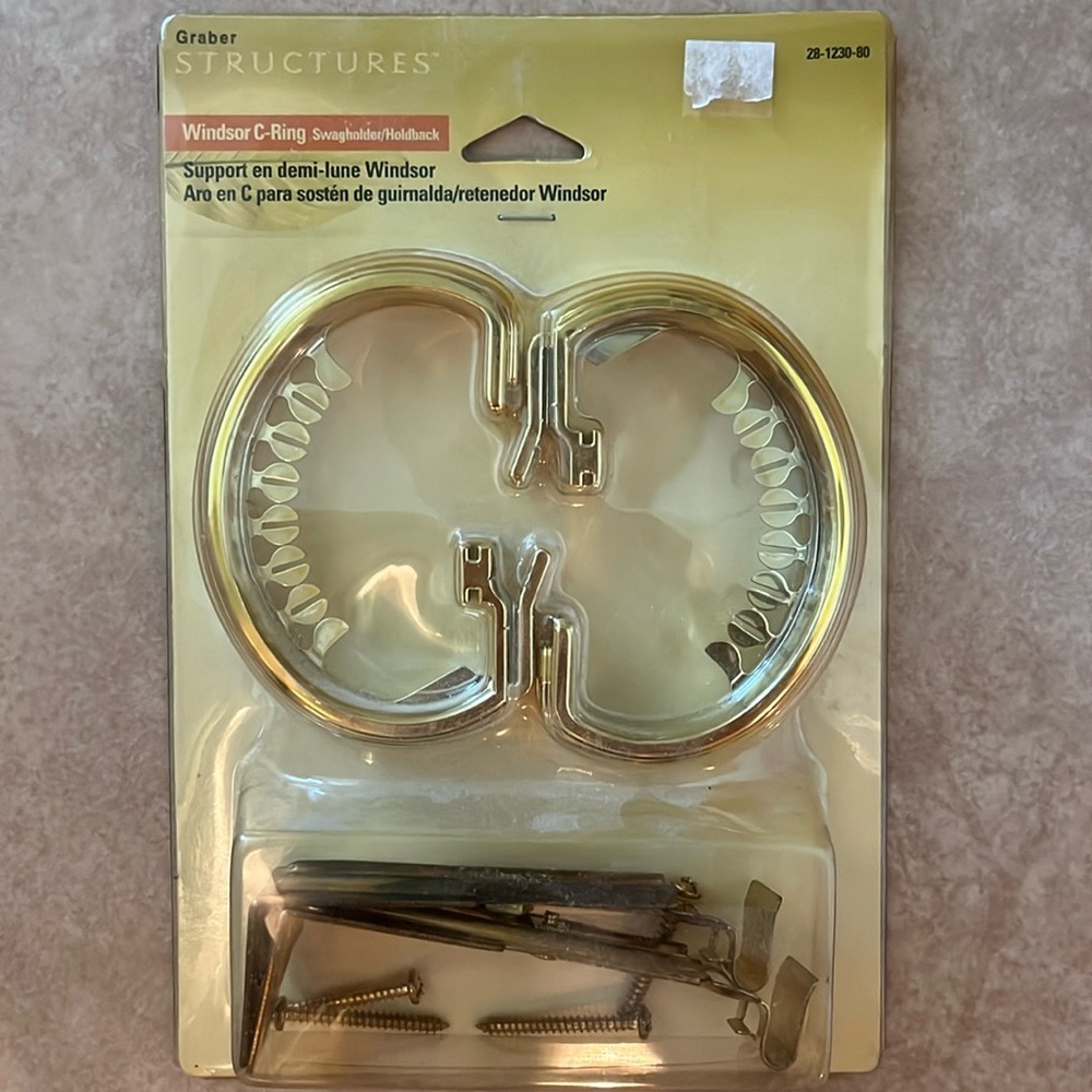 *NEW* Graber Windsor C-Ring Swagholder